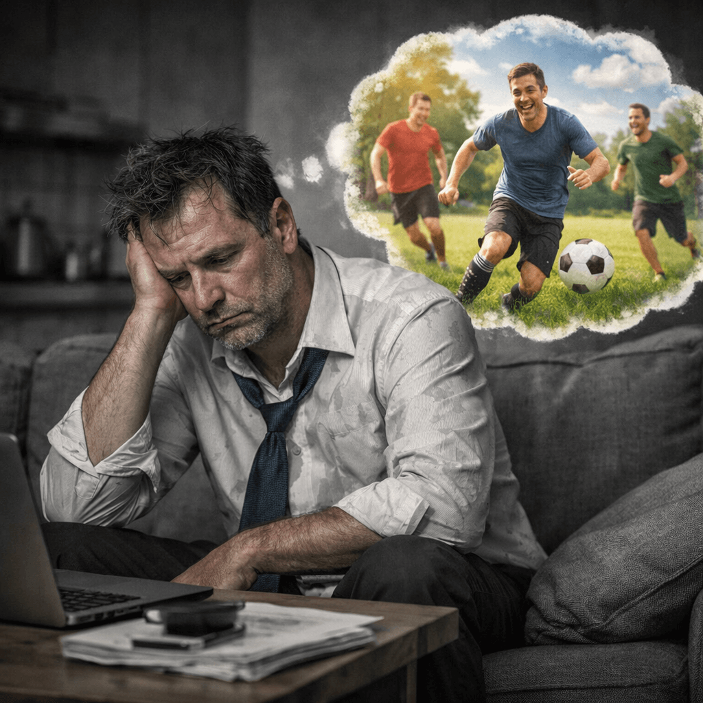 Burnout oder FußballCrossGolf