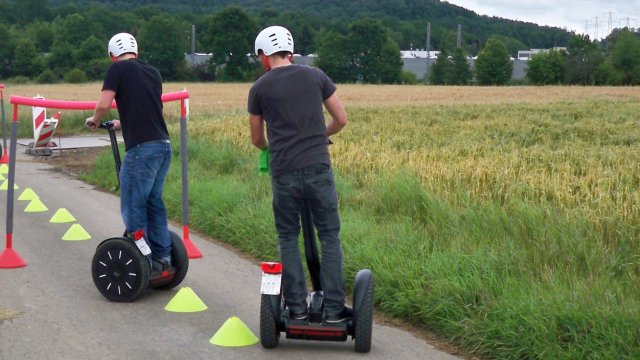 Betriebsausflug und Team-Event: Segway fahren und Geocaching, Heilbronn